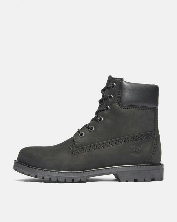 Timberland Womens Premium 6 Inch Waterproof Boots - Black - CHO - Designer Womens Boots