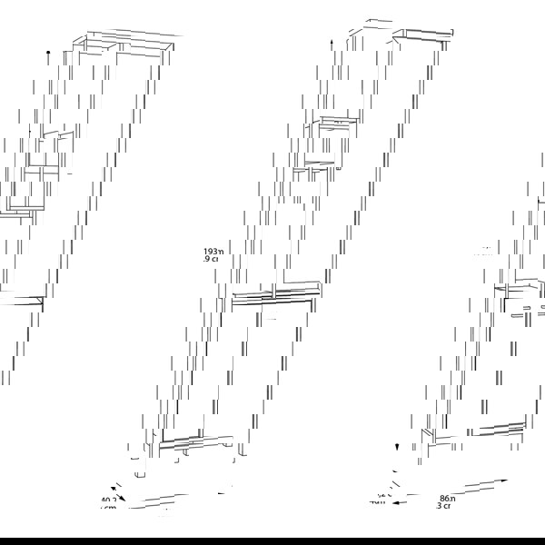 Furniture To Go High Rock Display Cabinet in Matt Black/Riviera Oak