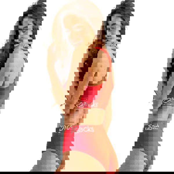 Kecks Red Modal Sports Bralette