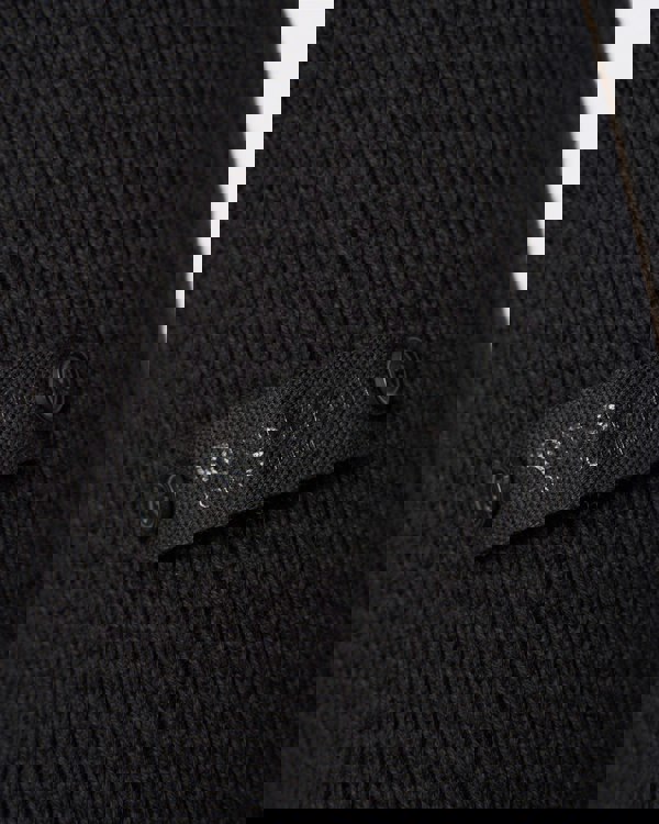 Crosshatch Wellburys Chunky Knit Black