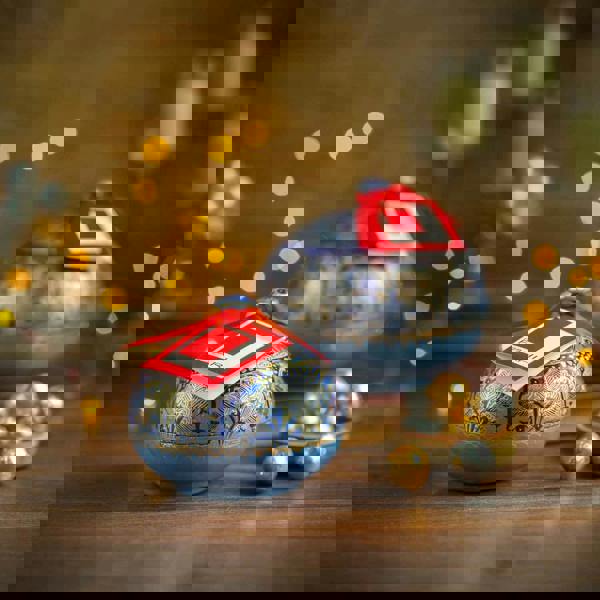 Handmade Bonbonnière filled with Assorted Chocolate Coated Raisins, Palm Oil Free, 130g