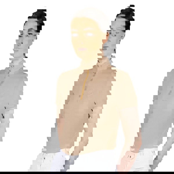 Coldstream Womens Coldingham Short-Sleeved Base Layer Top - Warm Taupe