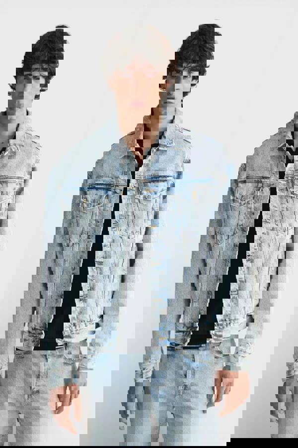 Gant Denim Trucker Jacket Light Blue