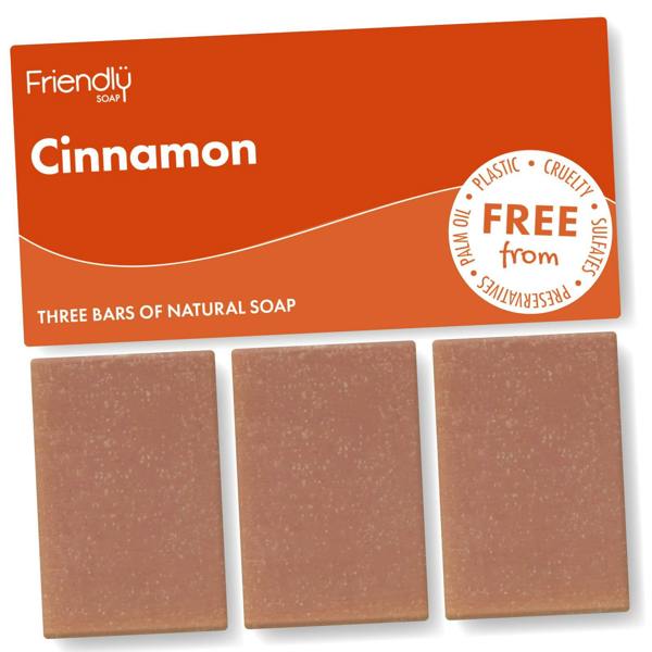 Friendly Soap 3 Pack - Natural Soap - Cinnamon