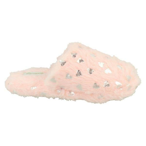 Pineapple Girls Pineapple Fluffy Mule Slippers X3022