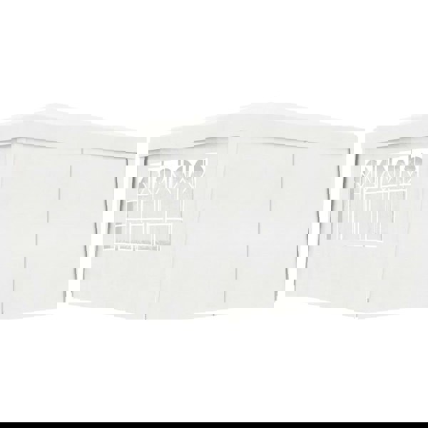 Berkfield Professional Party Tent with Side Walls 4x4 m White 90 g/m