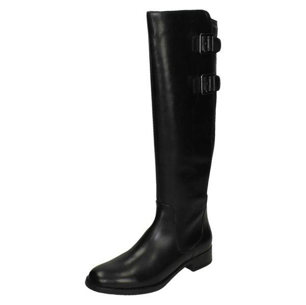 Clarks Ladies Clarks Knee High Boots Netley Ride