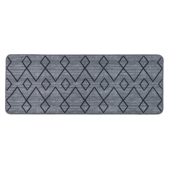 JVL Fiora Machine Washable Indoor Runner - 50 x 150cm - Diamond Pulse
