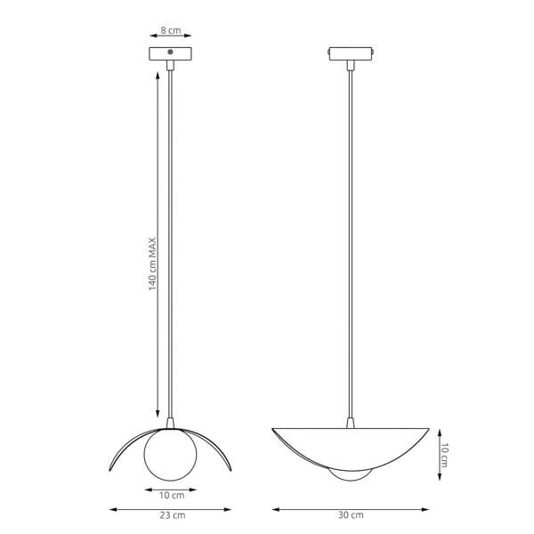 Emibig RITUAL Med Pendant Lamp 1 x G9 Beige