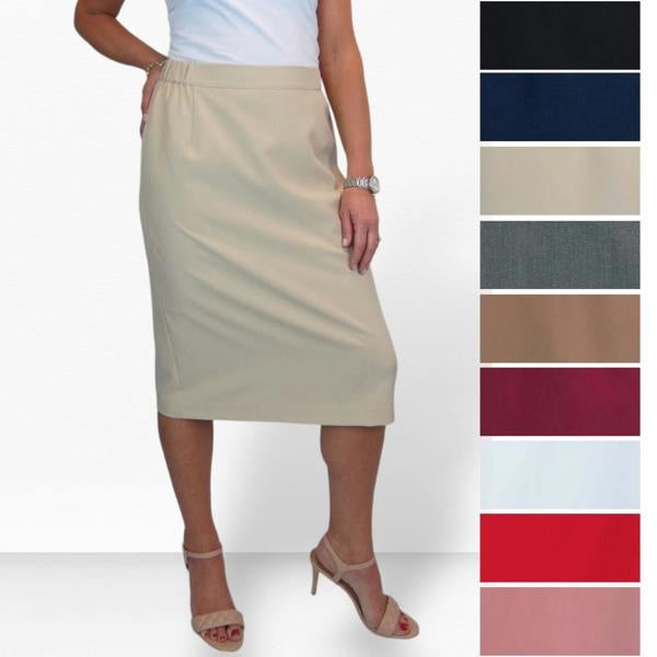 Paulo Due Women's Tailored Midi Pencil Skirt
