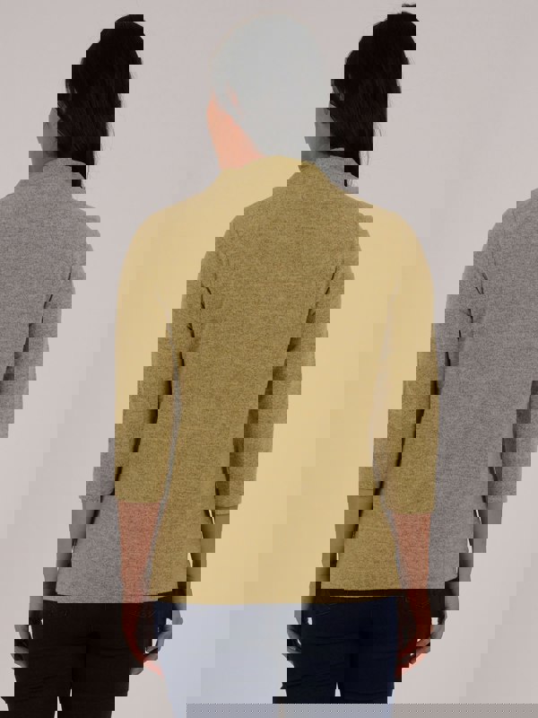 PennyPlain Split Turtle Neck Top - Pear