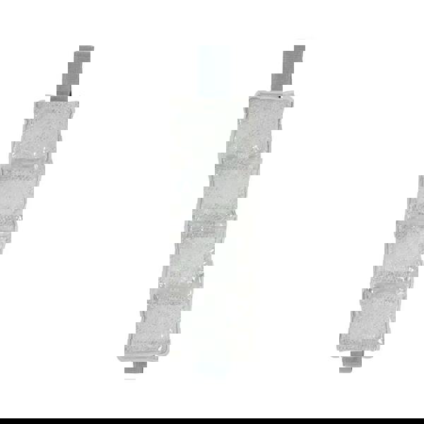 Clear Fashy gel beads back wrap with ice cube gel pack and gray strap