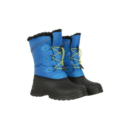 Mountain Warehouse Kids Whistler Adaptive Snow Boots - Bright Blue