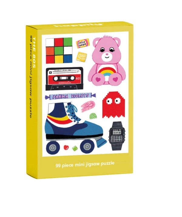 Happily Puzzles In the 80's - 99 Piece Mini Jigsaw Puzzle