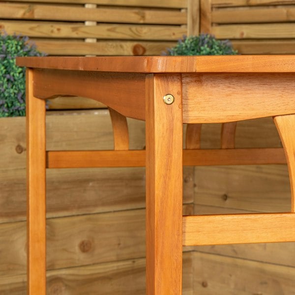 Samuel Alexander Kapalua 4 Seater Rectangular Outdoor Wooden Slatted Top Dining Table