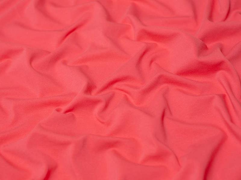 Minerva Core Range Minerva Heavy Cotton Jersey Stretch Knit Fabric - Plain Design Dressmaking Fabric, 160 cm / 63" Wide - per metre
