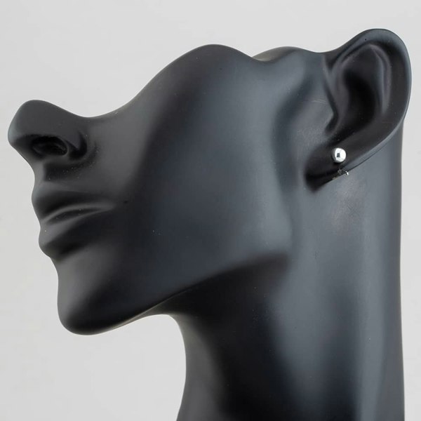 T. H. Baker Sterling Silver 5mm Ball Stud Earrings 8.55.5779