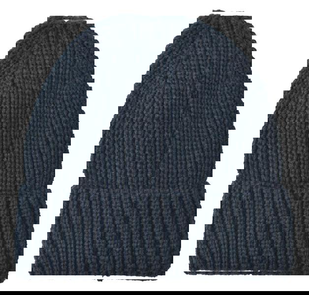 Lambretta Knitted Fleece Turn Up Bobble Skater Style Beanie Hat
