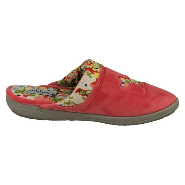 Padders Ladies Padders Wide Fitting Slipper Mules Scotty