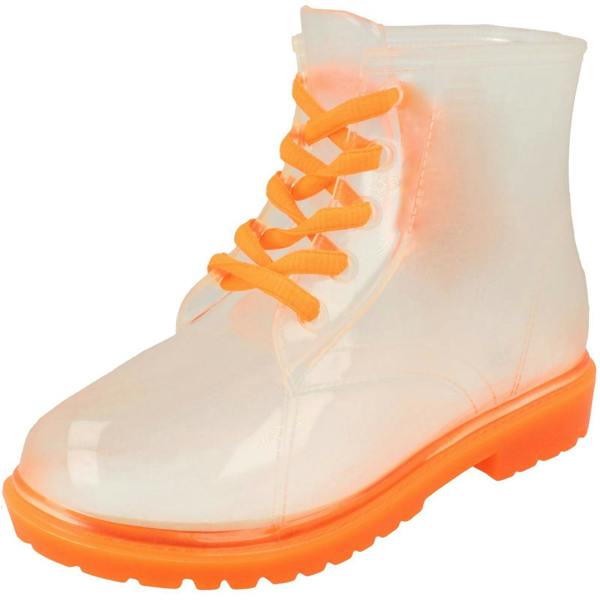 Spot On Girls Spot On Lace Up Jelly Boot