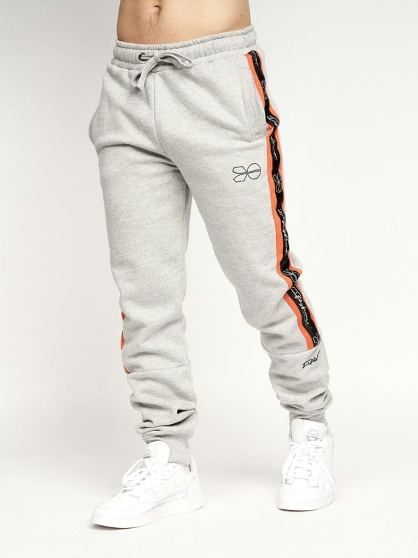 Crosshatch Stoneage Joggers Grey Marl
