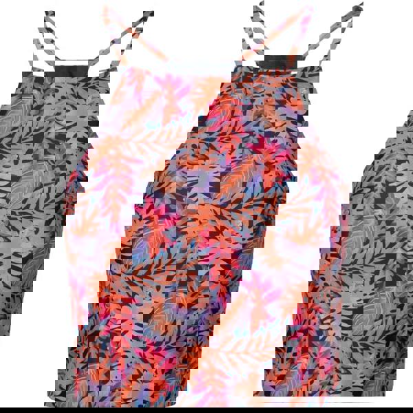 Trespass Womens/Ladies Harlow Leopard Print Swim Top - Navy - 