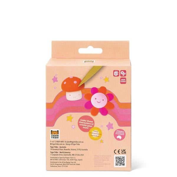 Tiger Tribe Super Clay - Sunset (Pink + Red) Refill