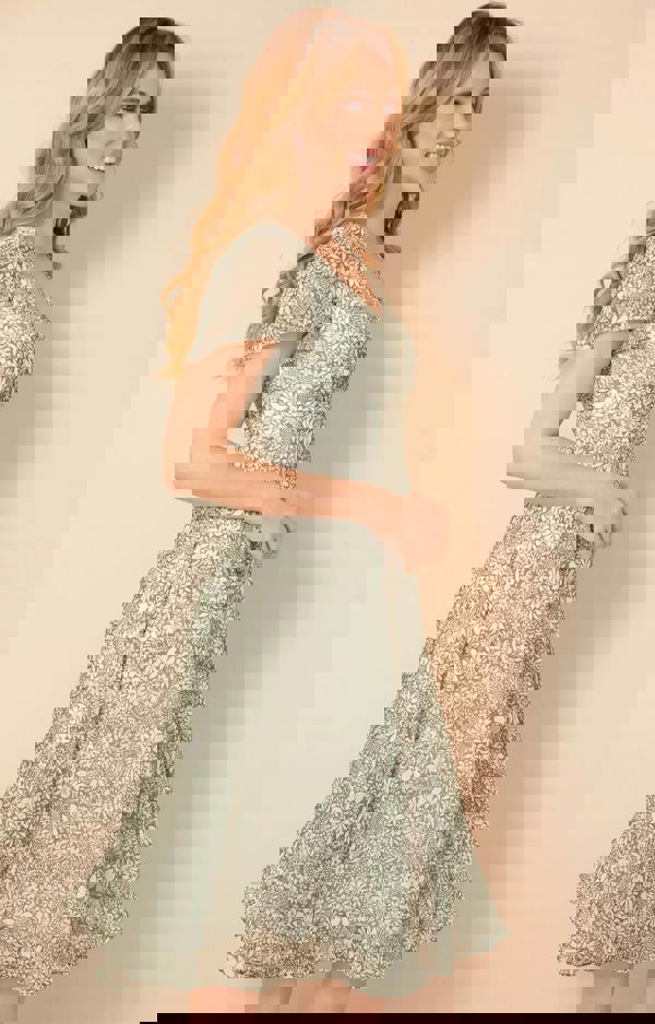 Alie Street London Miranda Dress - Botanical Green