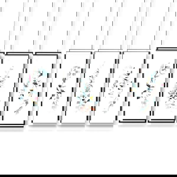 Bathroom wall decor UK | Set of 3 Botanical art prints