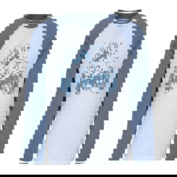 Mountain Warehouse Kids Adventure Mountain Long-Sleeved T-Shirt - White