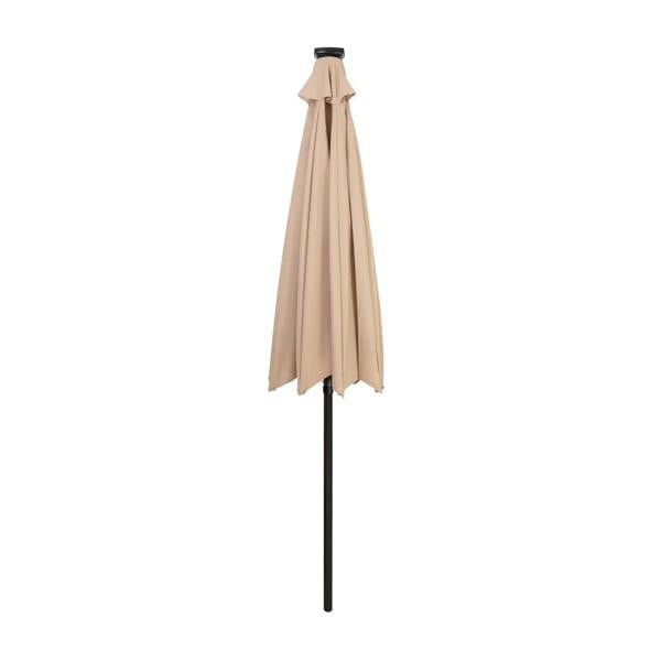 Jardi LED Tilt Parasol 2.7m – Beige