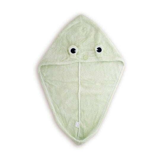 Novelty Hair Towel Wrap, Frog