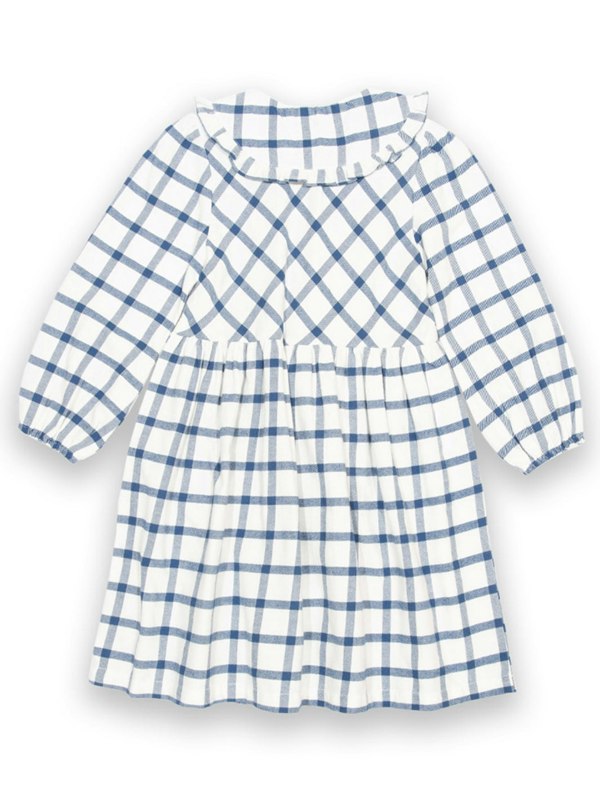 Kite Girls Organic Check Dolly Collar Dress