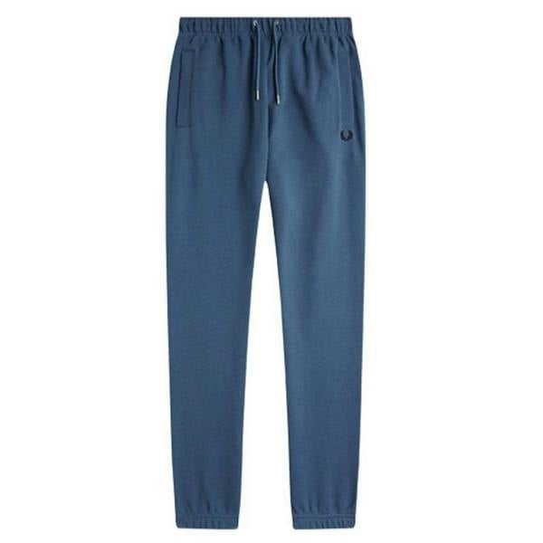 Fred Perry Mens Loopback Jogging Bottoms - Midnight Blue