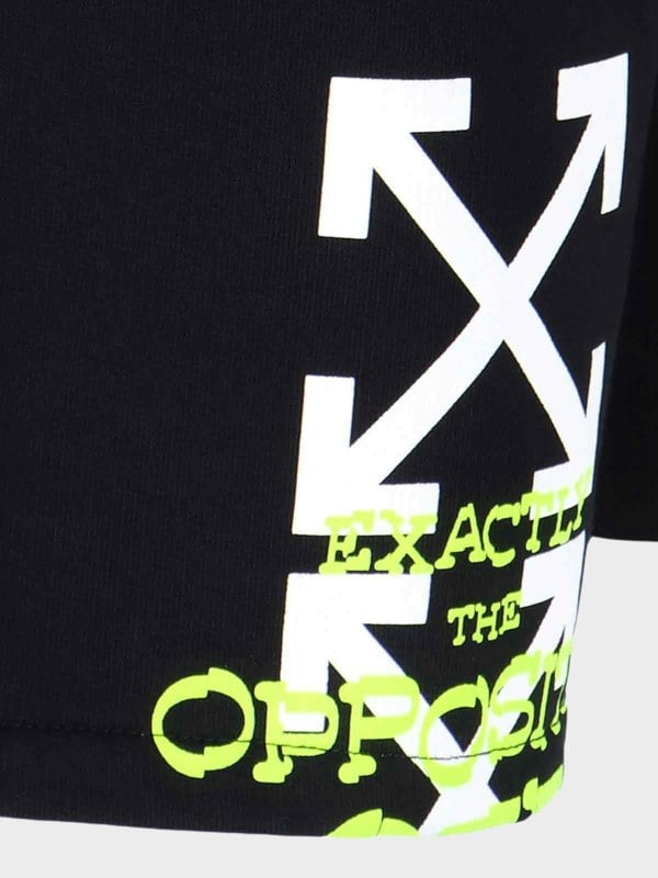 Off-White Opposite Arrow Skate Sweatshorts Black