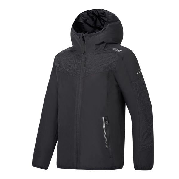 Regatta Childrens/Kids Illuma Reflective Waterproof Insulated Jacket - Black - 