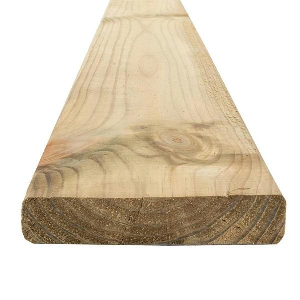 Snowdon Timber Treated Reject 4x1" Eased Edge Fence Board (T) 18mm (W) 90mm (L) 2.4m - 10 Pack