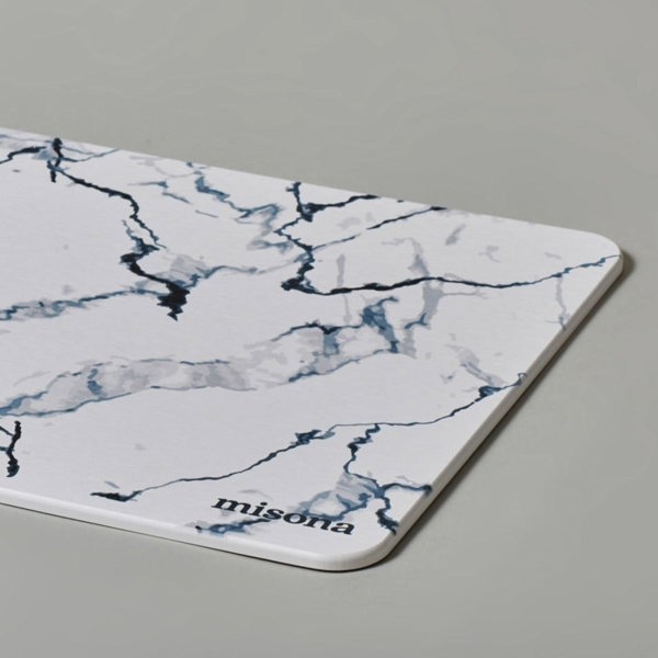 Misona diatomite bath mat, stone marble mat