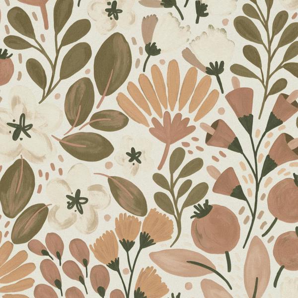 Erismann Jardin Poetry Floral Wallpaper