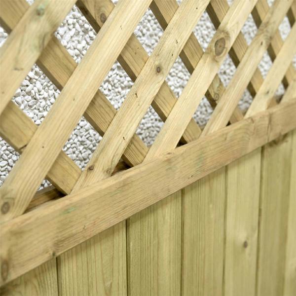 4 pack fence panel premier urban premier diamond top [w.6ft x h.4ft] 1