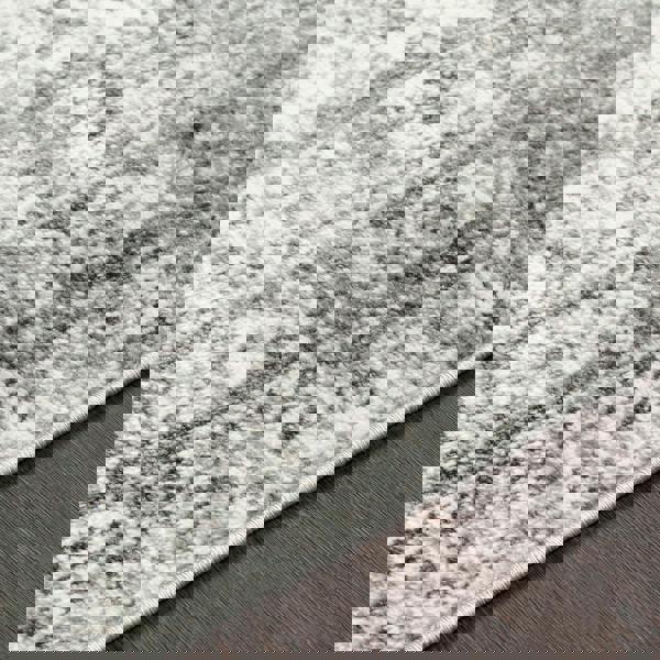 Livabliss Monte Carlo-Vintage Grey White Charcoal Traditional Boho Rug