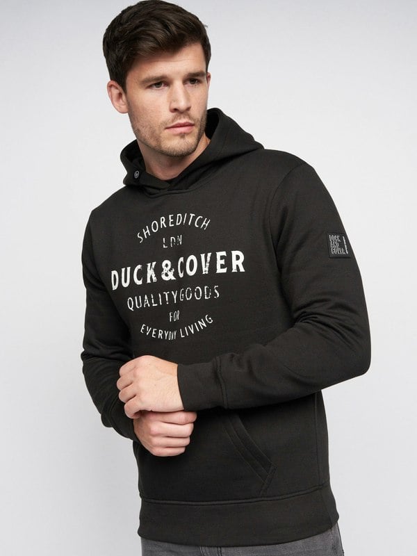 Duck and Cover Stocktons Hoodie - Black