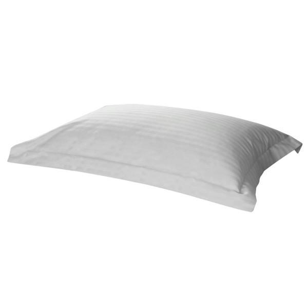 Belledorm 540 Thread Count Satin Stripe Oxford Pillowcase - Platinum