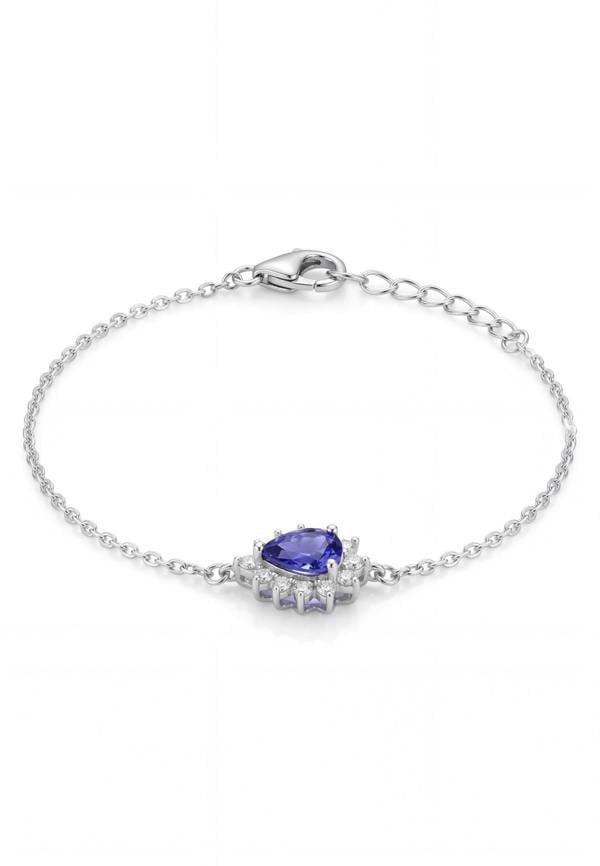 Latelita Phillippa Bracelet Tanzanite Silver