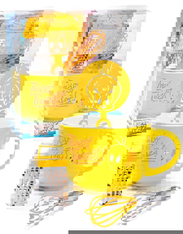 Looney Tunes Womens Yellow Tweety Pie Large Coffee Mug (One Size)