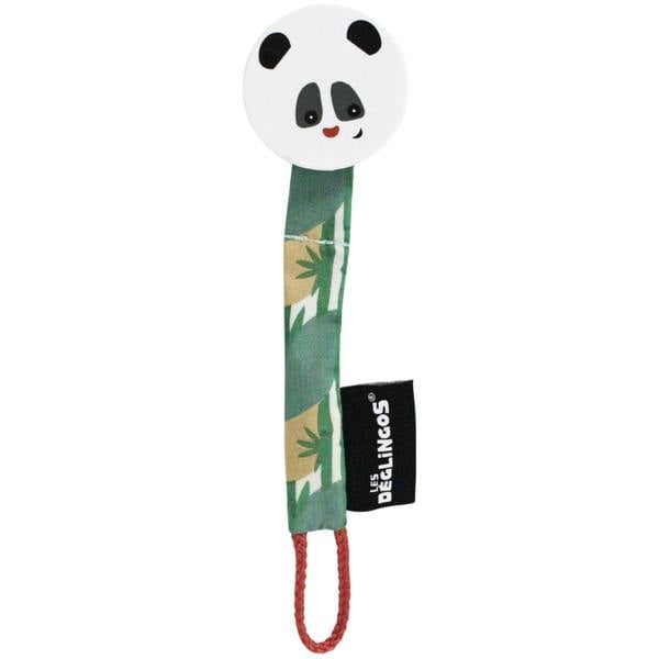 Les Deglingos Pacifier Clip - Black