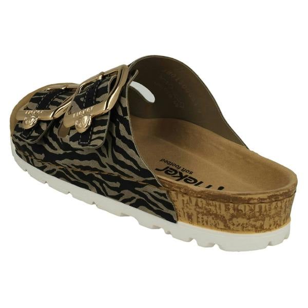 Rieker Ladies Rieker Mule Sandals With Adjustable Straps 69850