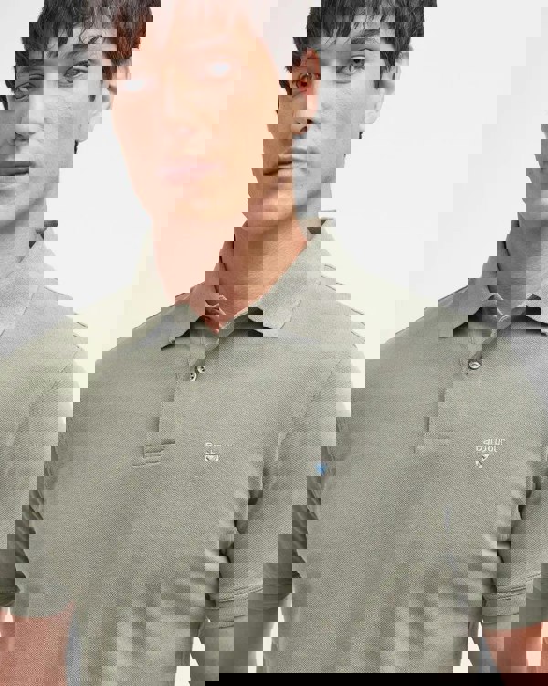 Barbour Sports Polo Shirt - Dusty Green