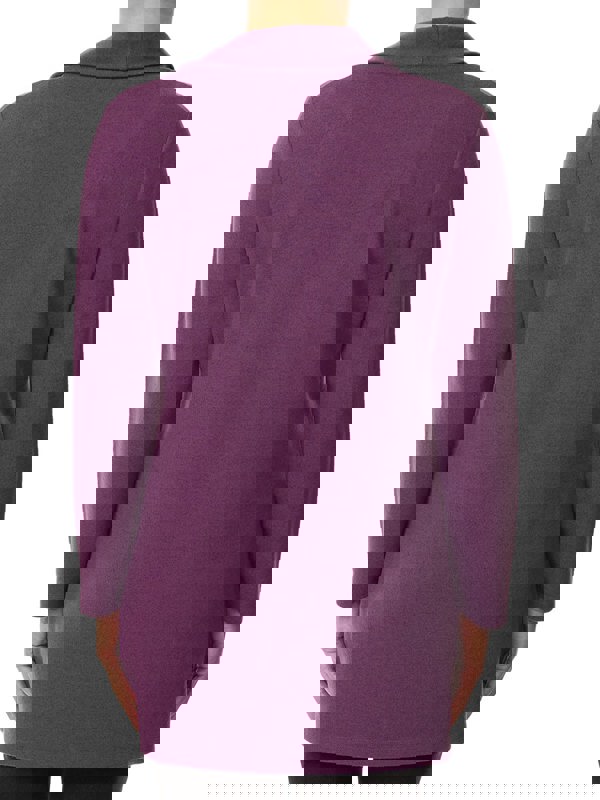 PennyPlain Tunic Cowl Neck Top - Amethyst