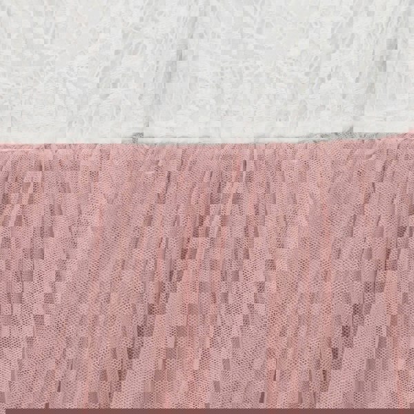 close up of tulle and lace